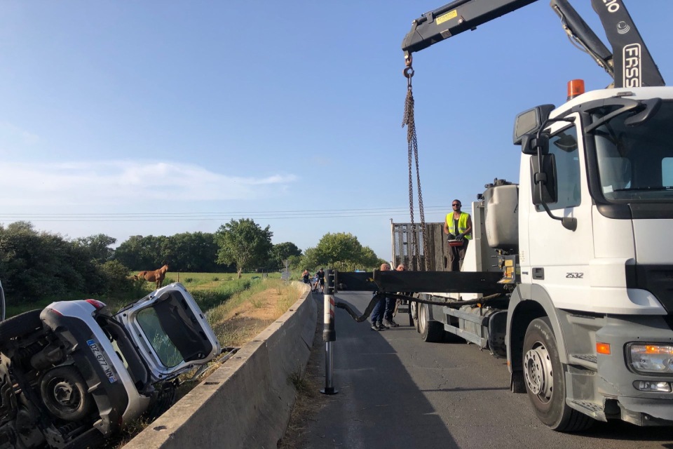 remorquage après accident